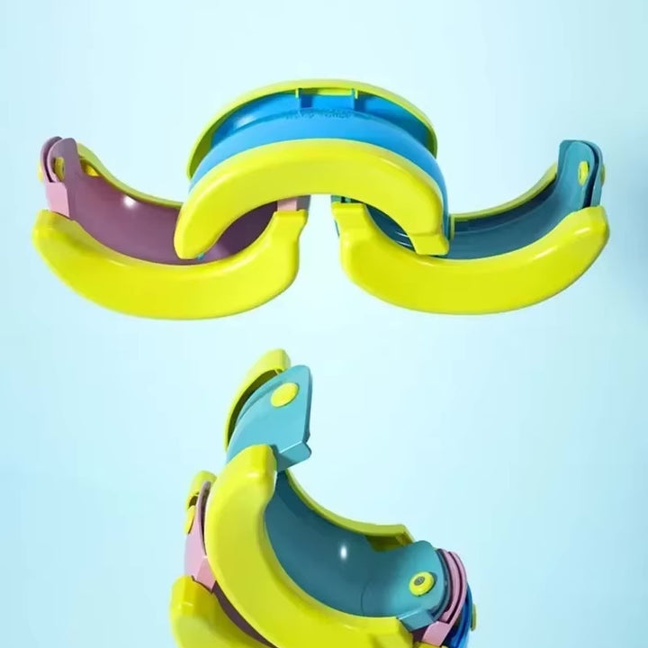 CHILDREN'S PORTABLE TOILET FOLDABLE BANANA