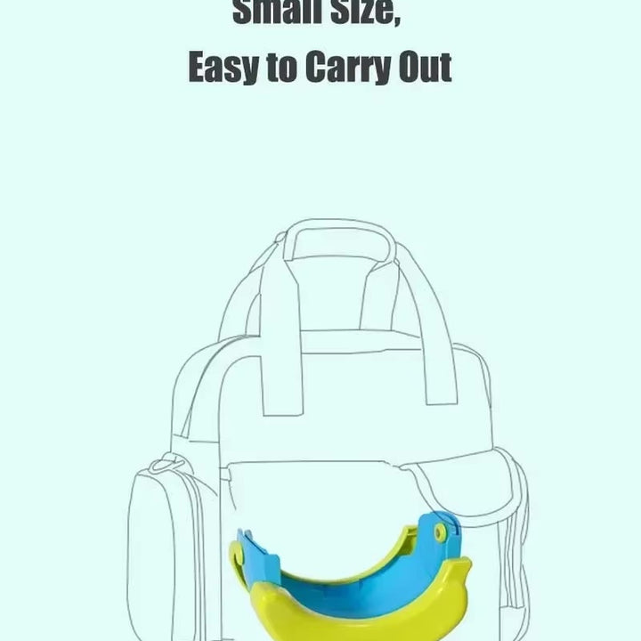 CHILDREN'S PORTABLE TOILET FOLDABLE BANANA